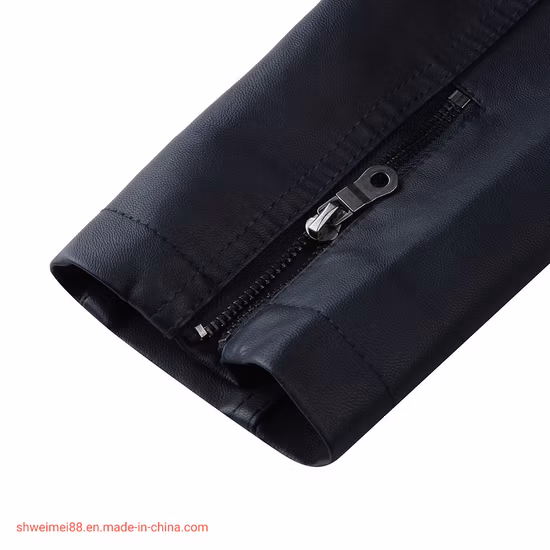 Wholesale Outerwear Jackets Women&prime;s Winter Coat Black Faux Leather Jacket Tactical Jacket Trench Coats Wholesale Apparel Leisure Wear Plus Size Shearling Coats