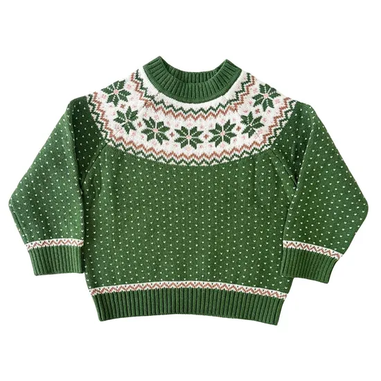 Playful Graphic Print Stretchy Comfortable Kid Sweater for Active Play 