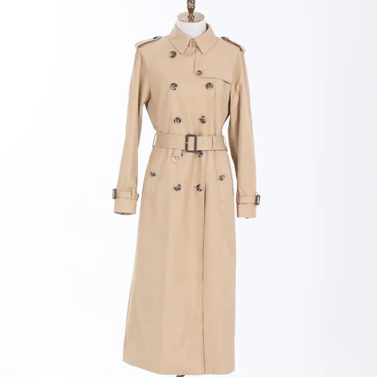 Bespoke OEM Tailor Made to Measure Trench Long/Short Coat for Women 
