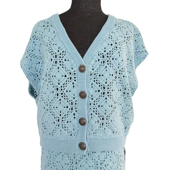 Elegant Woolen Dress and Sweater Combo All