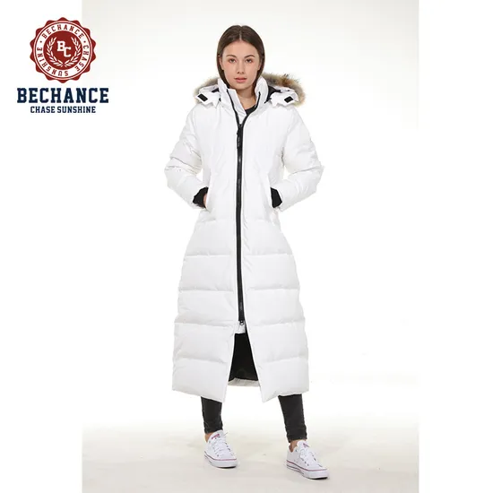 Factory Direct Sale Women′s Winter Down Jacket Thick Windproof Long Coat 