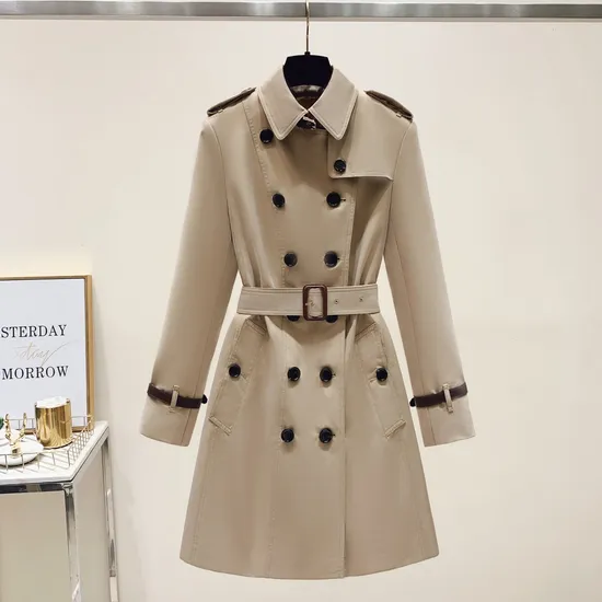 Classic Simple Casual Trench Coat 