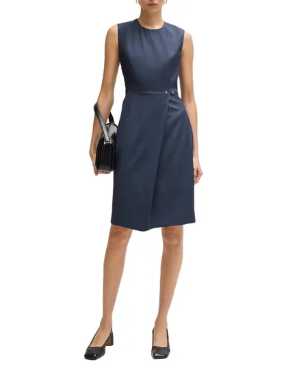 Eleqant Sleeveless Office Suit Dress for Career Women Casual Dress 