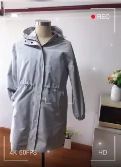 Yellow Long Sleeves Short Trench Coat for Spring & Autumn 