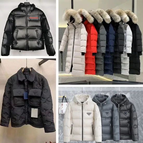 2025 Designer Luxury Hooded Down Winter Outdoor Warm and Casual Fashion Hooded Coat 